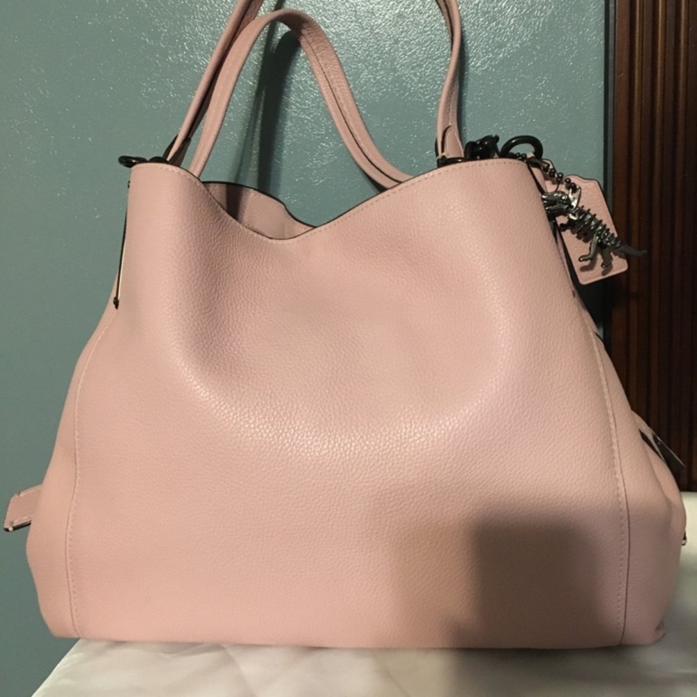 Coach Dalton Bag Aurora Pink Leather Purse